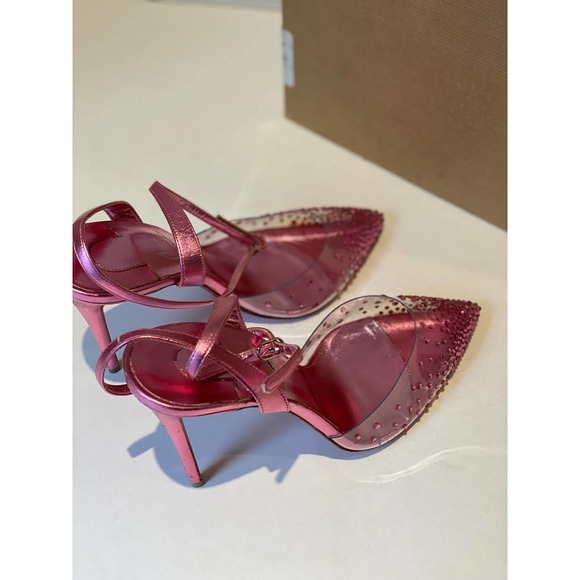 CHRISTIAN LOUBOUTIN Spikaqueen 100 embellished PVC pumps. - Picture 9 of 9